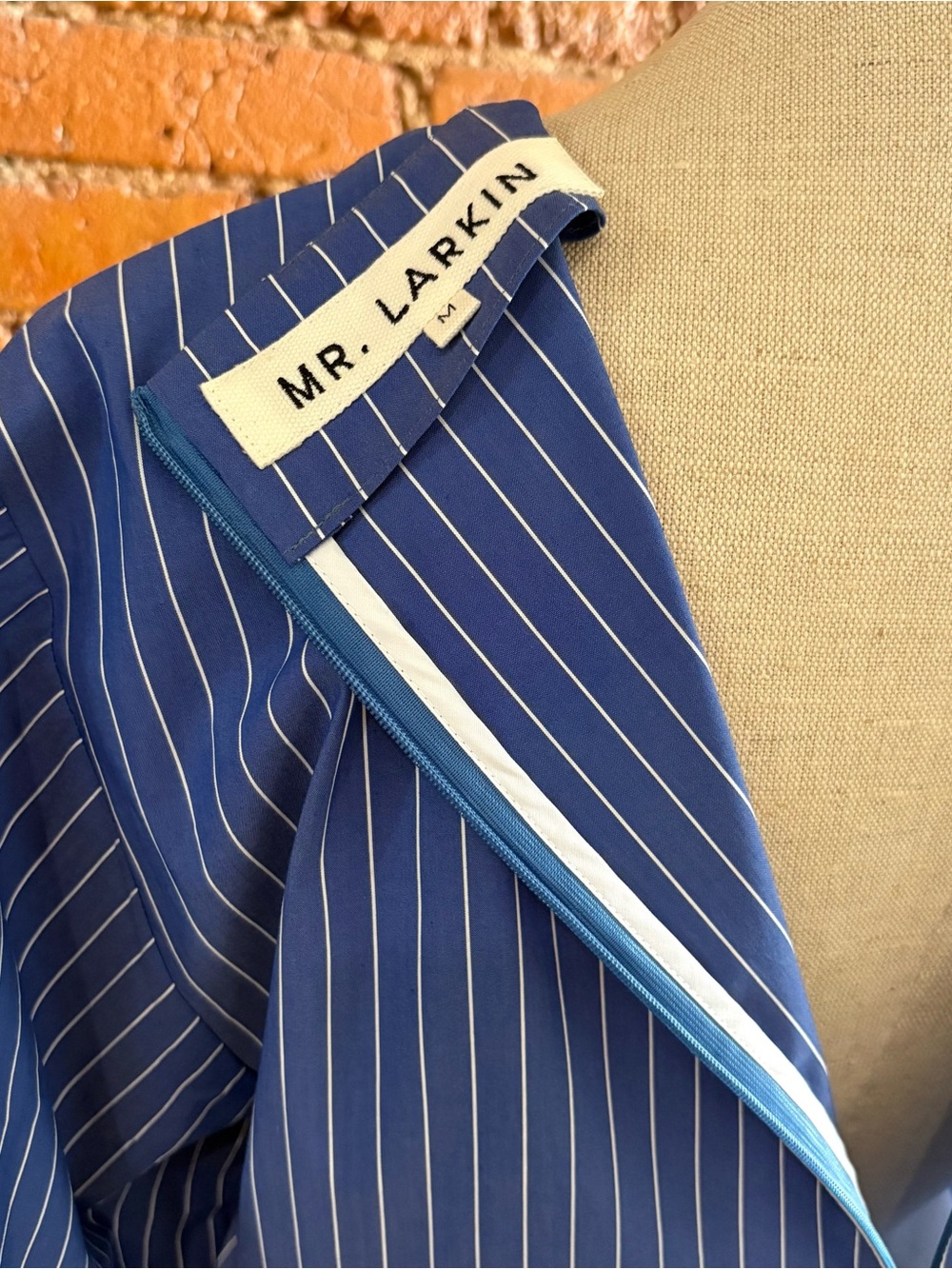 Mr. Larkin Mona dress in Admiral Blue size M, never worn, beautifully tailored - Picture 10 of 16